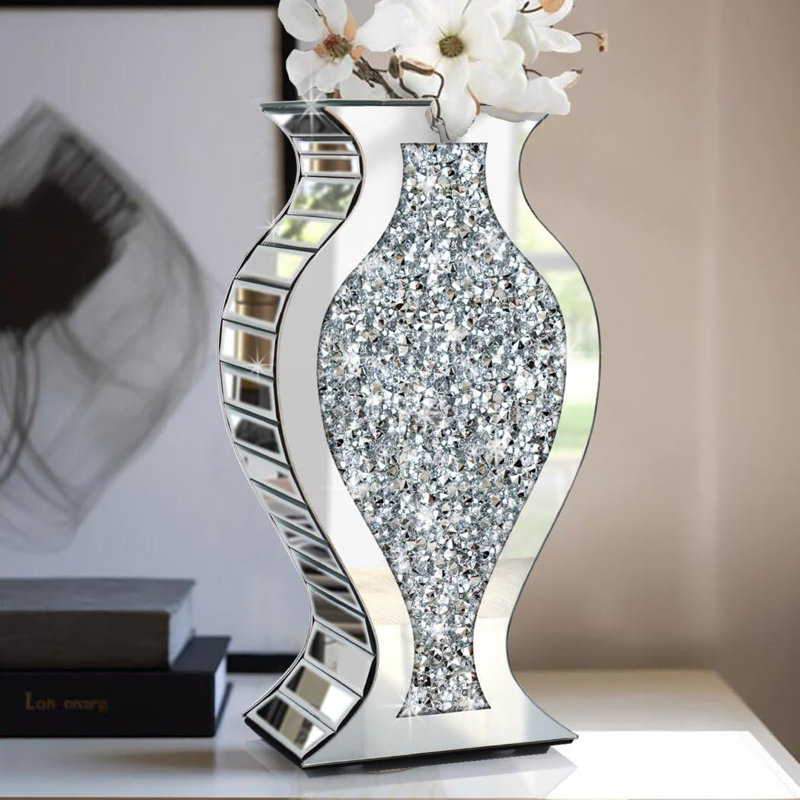 Shattered Diamond Mirror Vase