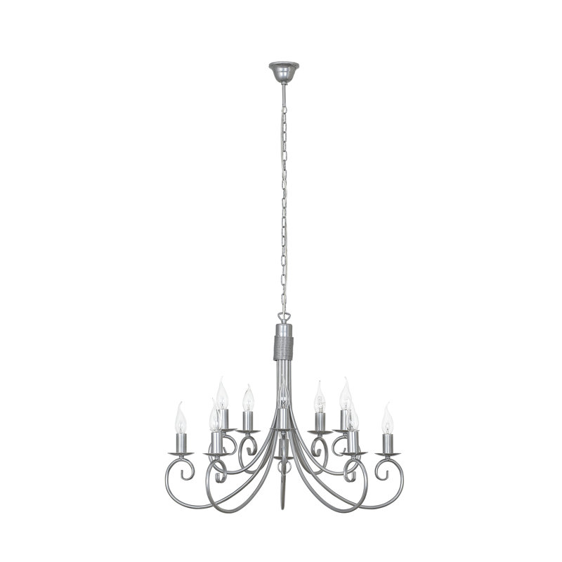 Feliciano 10 - Light Candle Style Chandelier
