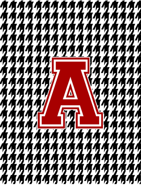Drapeau de jardin à motif recto-verso noir Houndstooth, A