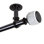 Blaj Steel Adjustable Single Curtain Rod