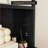 Vanity Desk with Lights and Mirror, Makeup Vanity Table with Cushioned Stool, Power Outlets & Hairdryer Holder-838542684