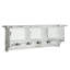 Ensemble de manteau mural en bois avec 3 compartiments et banc Jodh-698504844