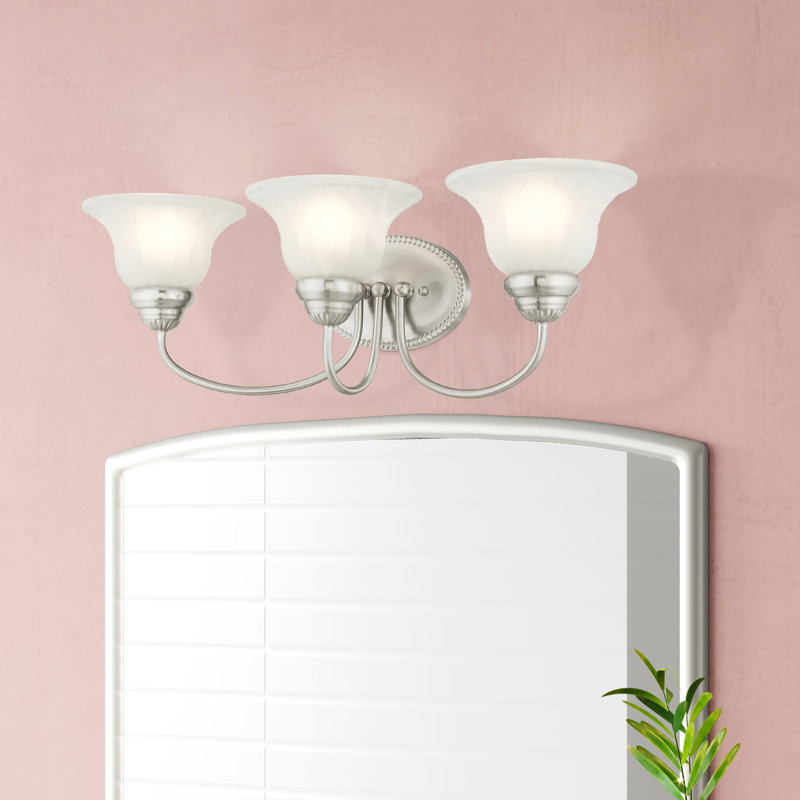 Nicolas 3 - Light Dimmable Vanity Light, Brushed Nickel