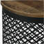 Table d'appoint naturelle et noire