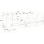 Canapé modulaire en polyester-1304345703