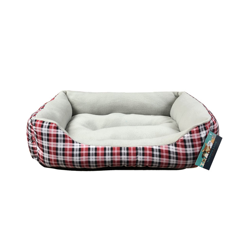 Plaid Pet Bed