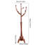 Portemanteau autoportant en bois-125341616