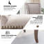 Chaise d'appoint rembourrée bronze-192260414