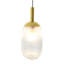 Luminaire suspendu Gemma - doré et transparent 110-120V 1PC