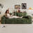 Boneless 63 Inch Corduroy Fabric Deep Seat Loveseat Sofa, No Assembly Required, For Living Room And Bedroom Comfort-1497396722