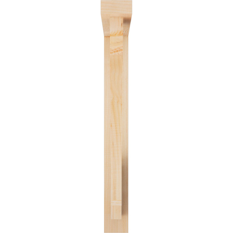 Imperial Block Bracket w/ Offset Brace, 30 x 26, 3 1/2"W Douglas Fir (Smooth)