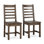 Caleb Dining Chair Distressed Brown Set Of 2