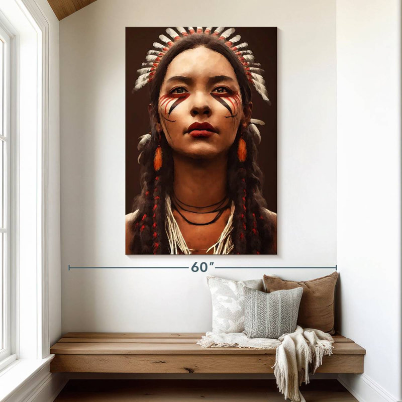 Lelar A Woman's Strength, 51" H x 34" W