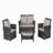 4 Pieces Outdoor Patio Furniture Sets-1837435242