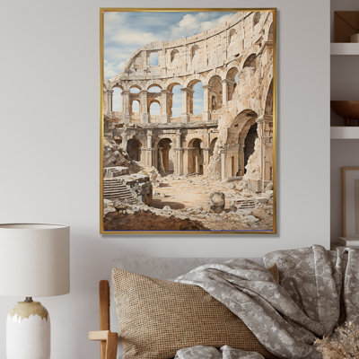 «Italian Colosseum Memory I», reproduction sur toile