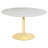 Raleigh White And Brass 5-Piece Dining Set