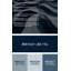 Art mural horizontal rayé bleu marine en métal gris clair-691802699