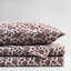 100% flanelle de coton 4 pièces de literie à motif floral de taille luxueuse pour matelas de 18 po de hauteur, confort doux, brossé, ajusté, pré-rétréci, comprend 2 taies d'oreiller plates, entretien de la machine surdimensionné