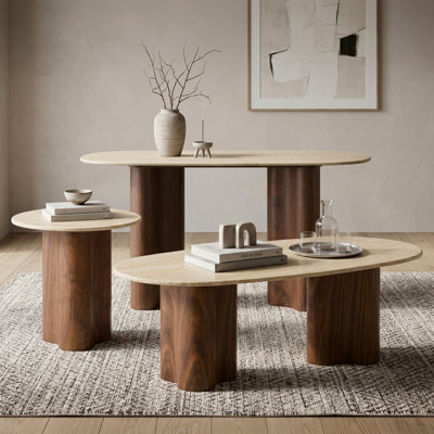 Ensemble de tables basses 3 pièces Souliere
