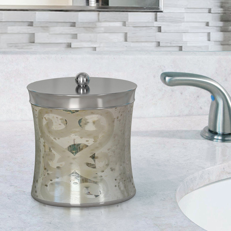  Contenant de rangement en coton-tige pour salle de bain