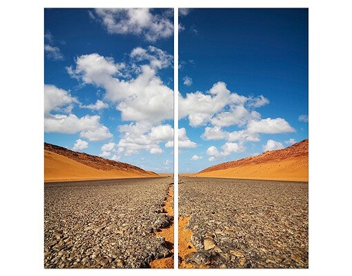 Leinwandbild Desert Road