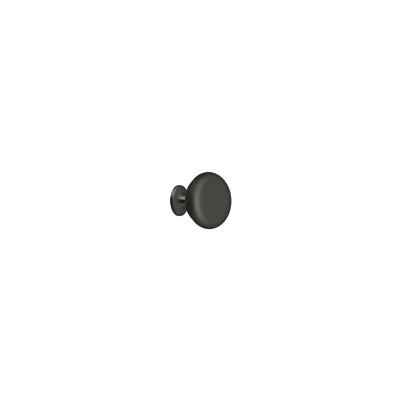 Mushroom Knob, Oil-Rubber Bronze