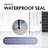 EV Series 52In. - 53In. W X 72In. Frameless Swing Hinge Glass Shower Door | 1 Inches Width Adjustment For Each Size | 3/8 In. Thickness Tempered Clear Glass | Adjustment Uneven Walls-120357063-128669226