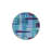 Blue Geometric Striped Themed Woven Base Carpet And Washable Carpet-1582762190