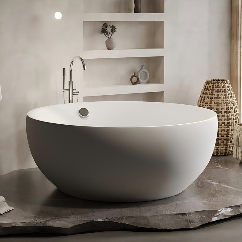 Baignoire double autoportante 53,15 po