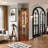Display Case with Built-in Lighting for Collectibles and Wine Storage-118323465