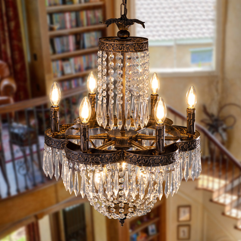 Jelisaveta 9 - Light Dimmable Empire Chandelier, 25.98" H x 18.89" W x 18.89" D