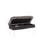 Banc de rangement 20 po Mid-Century avec fausse fourrure Horice