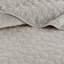 3 Piece Velvet Quilt Set Ivory King/Cal King-127671198-127671200