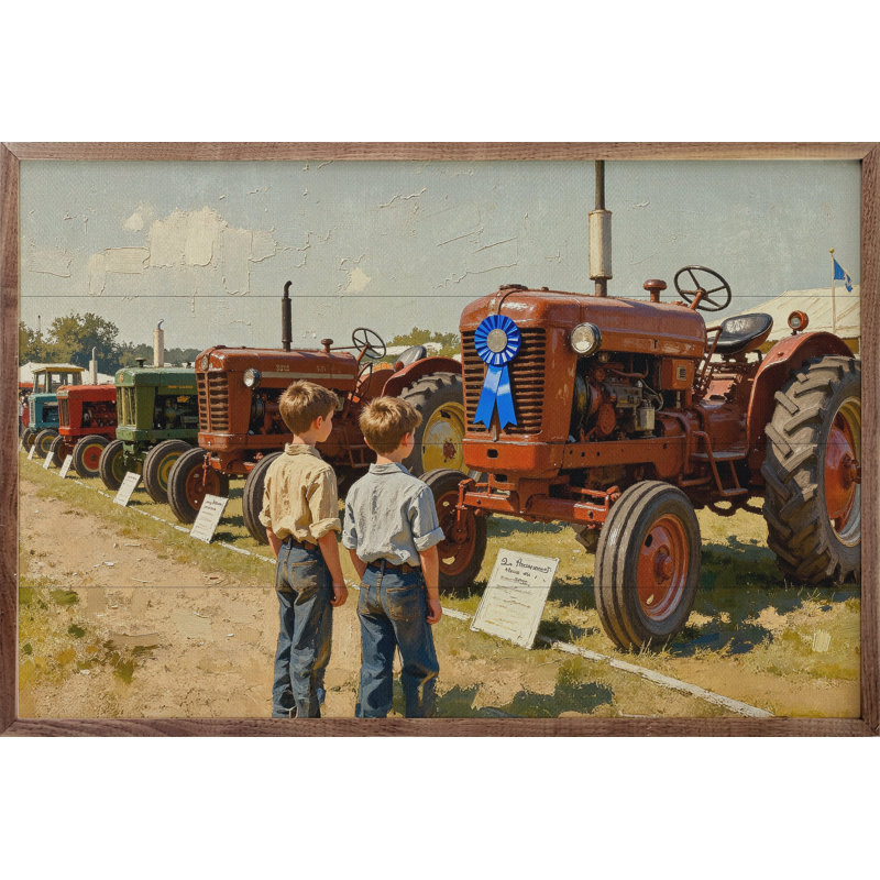 Blue Ribbon Tractor, H 5 po x l 8 po