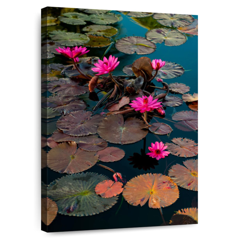 Harnek Lily Pond, 51" H x 34" W