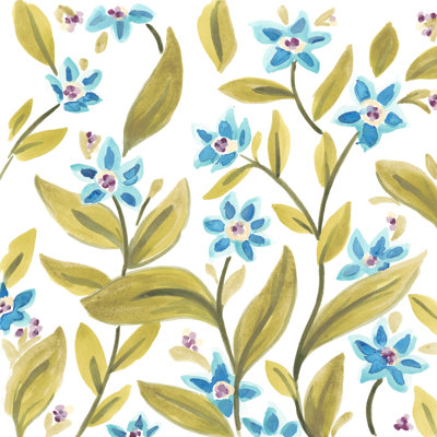 " Abbey Floral Tiles IV "