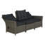 190.5cm Wide Patio Sofa with Cushions