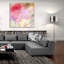 «Pink Whisper» par Sheila Golden, art mural en verre acrylique-925166869