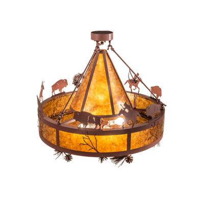 Jairdan 5 - Light Rust Unique/Statement Pendant