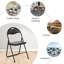 Padded Stackable Folding Chair Set of 6