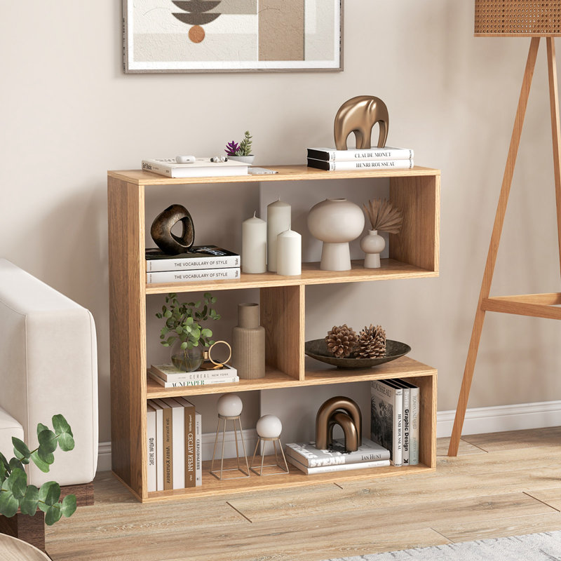 Rosilynn Geometric Bookcase