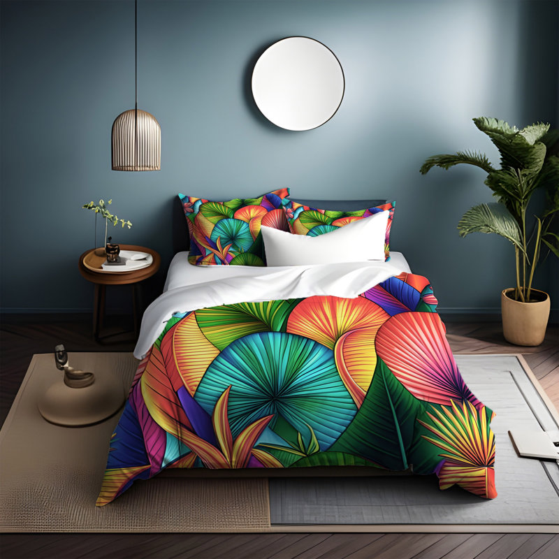 Polyester Duvet Cover, King Duvet Cover + 2 King Shams