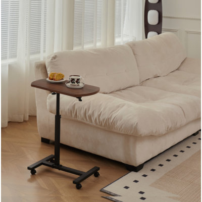 Height Adjustable Sofa Side C Shape Table,Laptop Holder End Stdesk