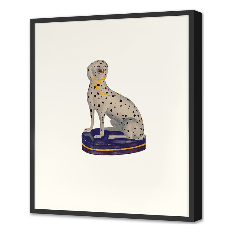 Dalmatian 1 Print by Grand Archives, Black Single Picture Framed, 32'' H x 26'' W