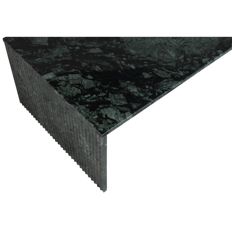 Table basse Jaloni, Marbre vert