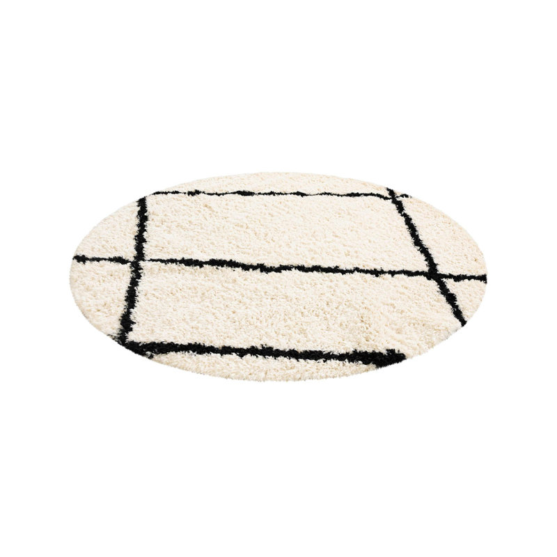 Tarquinio Rug, Round 8', Black