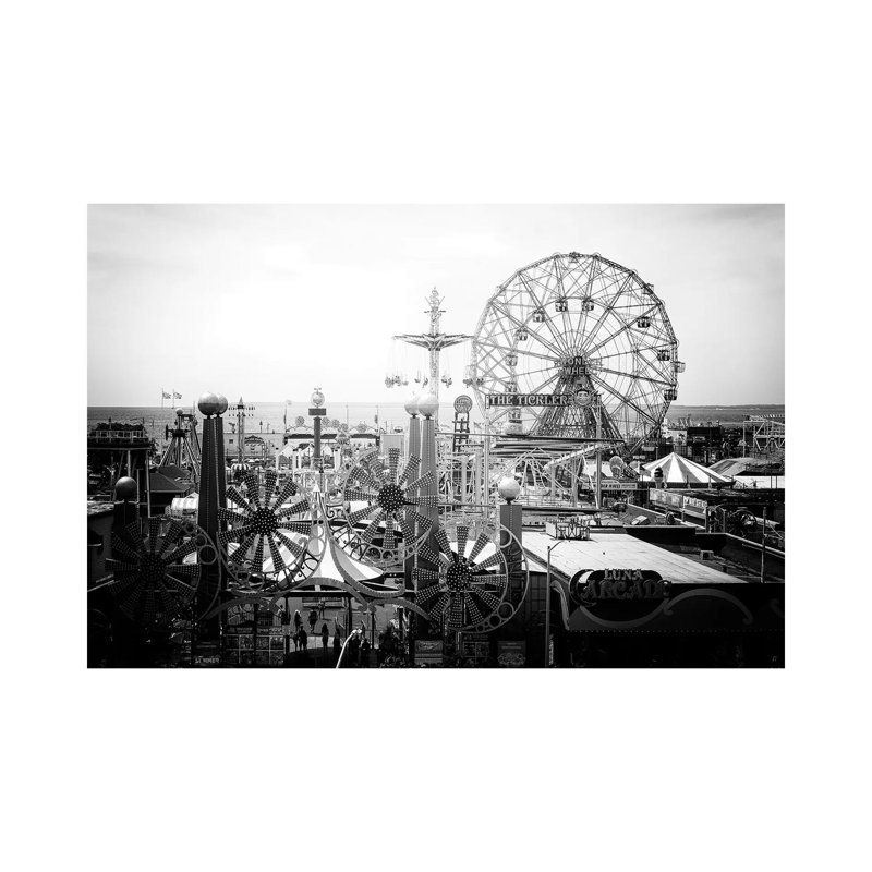 Vintage Coney Island by Philippe Hugonnard - Wrapped Canvas Gallery-Wrapped Canvas Giclée, 20.32 cm H x 30.48 cm W