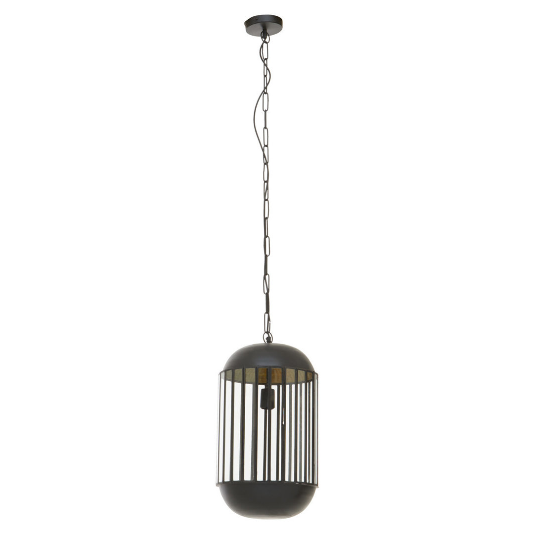 Mcclain 1 - Light Black Lantern Pendant