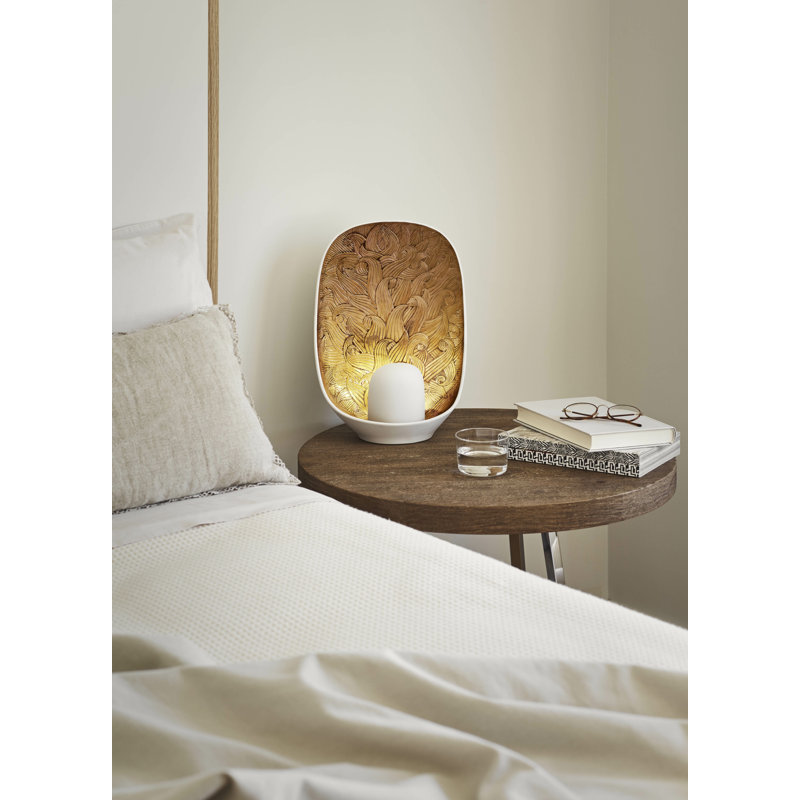 Mirage 14.17" White Table Lamp