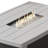 Baecher 24.61" H x 51.97" W Aluminum Outdoor Fire Pit Table with Wicker Base and Hidden Fuel Tank Storage-1167826890